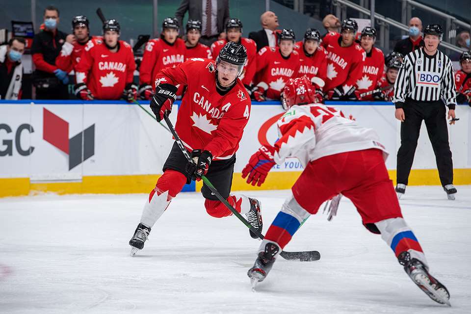 Bowen Byram 2021-22 Upper Deck Tim Hortons Team Canada NHL Hockey