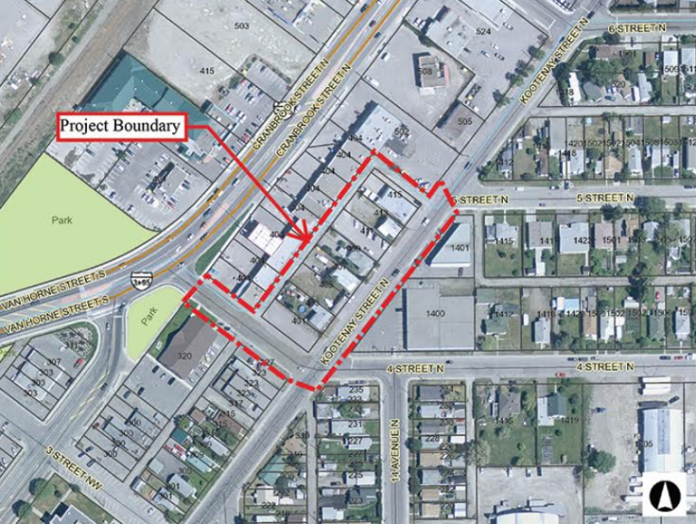 Cranbrook Road Work Closing Kootenay Street Intersection