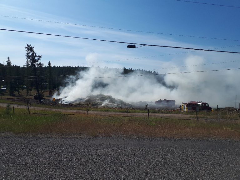 Firefighters Continue to Monitor Hay Barn Fires