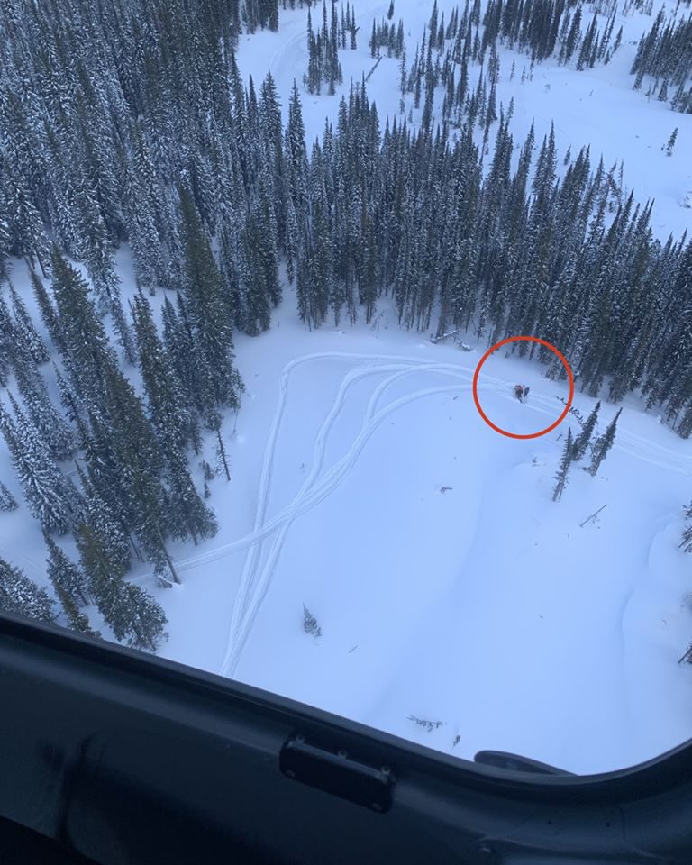 Fernie Search and Rescue Recover Stranded Sledder