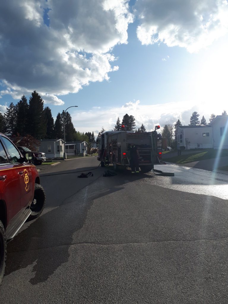 Cranbrook firefighters knock down shed fire in Grandview Place