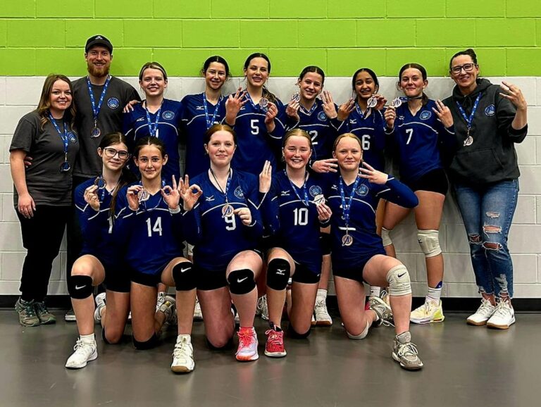 East Kootenay Volleyball Club U13 girls impress at Div. 1 tournament