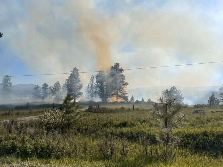 Out of control blaze being actioned near Fort Steele