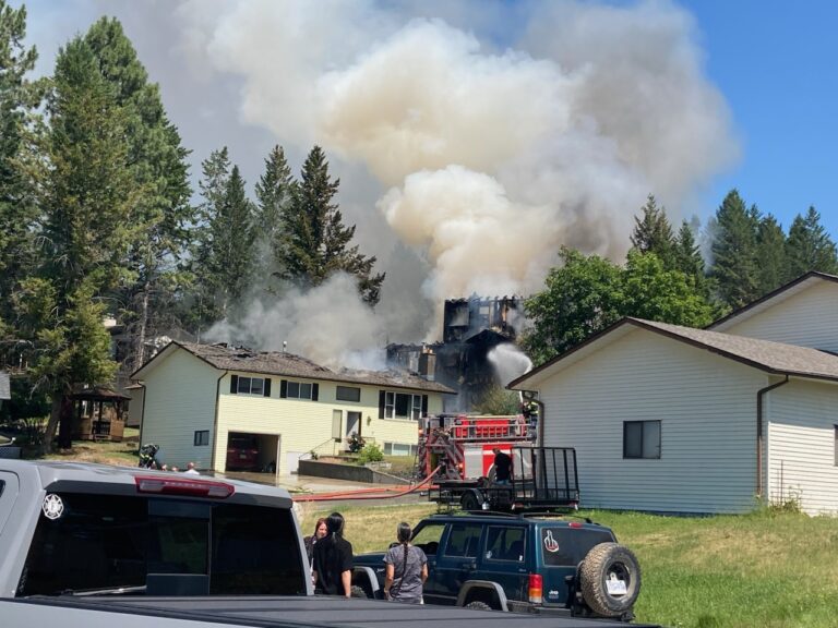 Cranbrook firefighters responding to house fire