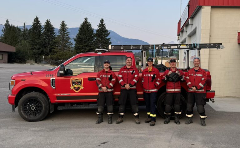 Invermere Fire Rescue crew helps out BC Wildfire Service