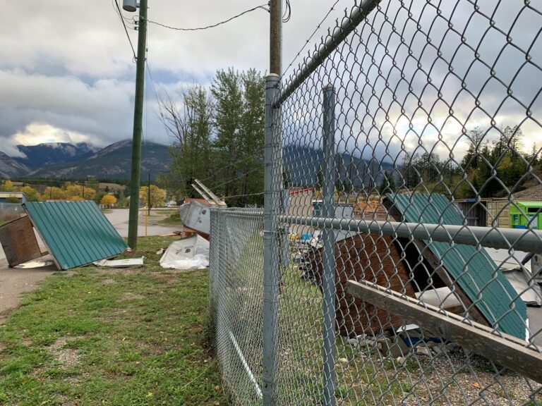 Second wind storm rips through Invermere in as many months