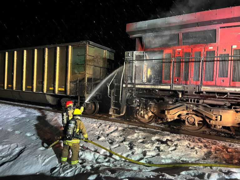 South Country Firefighters respond to train car fire near Jaffray